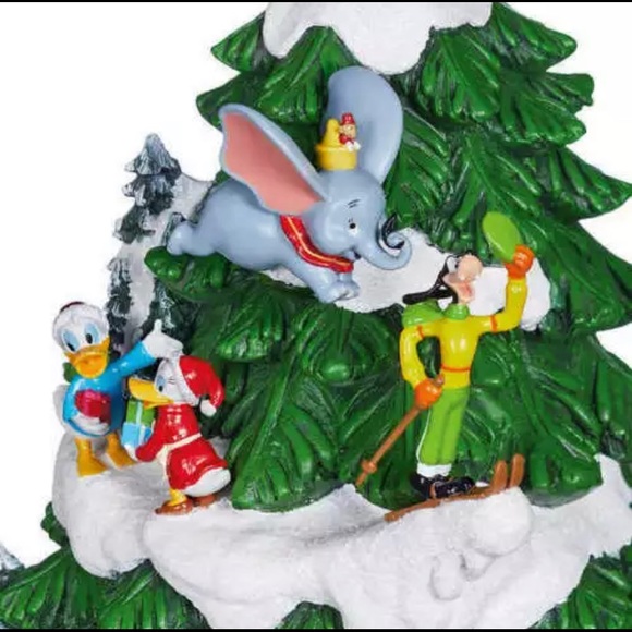 Disney Animated Christmas Tree w/ Music & Rotating Trays Hand Crafted & Painted - Picture 6 of 17